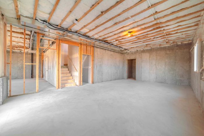 Riverwood Roofing and Construction - Commercial Construction site interior view